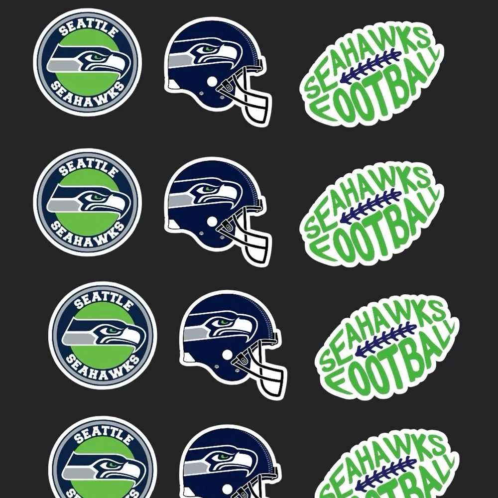 Football Cake Topper Set - Navy and Green